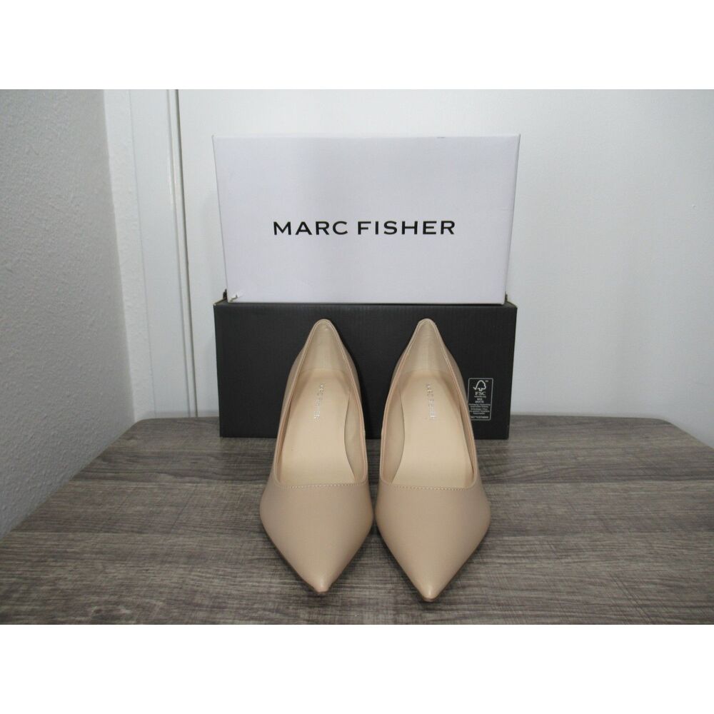 Marc Fisher Light Natural Alola Heels Size 8 New w/Orig. Box